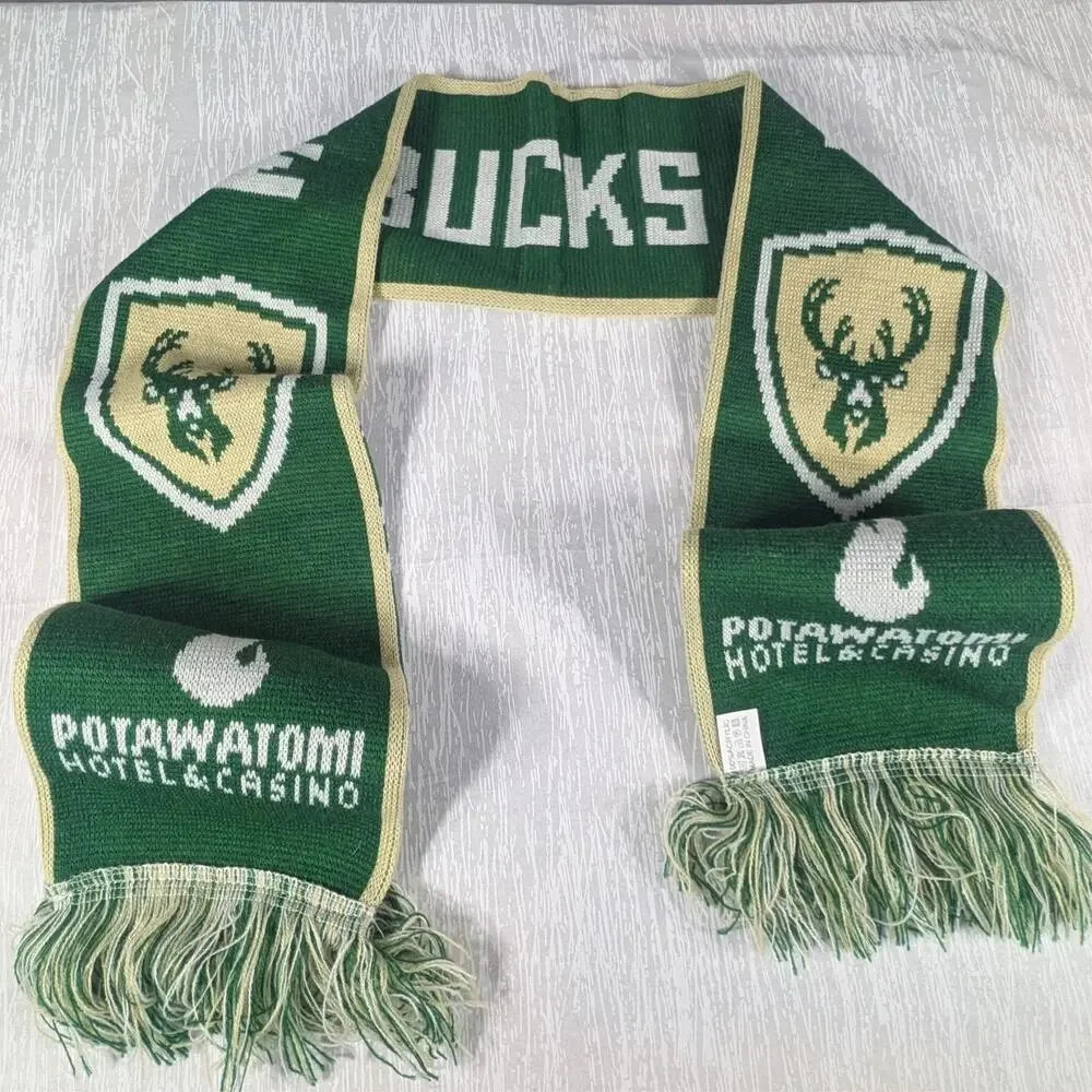 Milwaukee Bucks Scarf Green Casino Sponsored Giveaway
